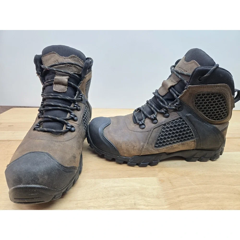 Men's Bates Shock FX Mid Cut Tactical Boot Size‎ 10 E07011 Brown Leather